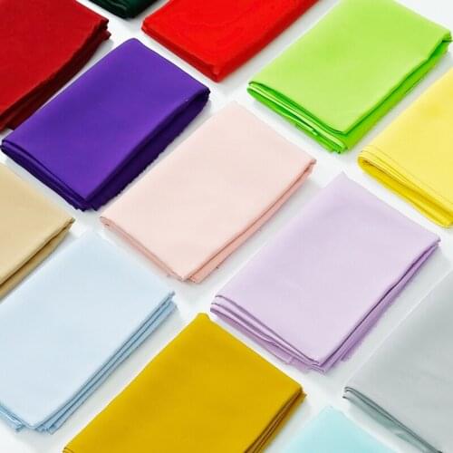 160cmWidth Solid Color Cotton Silk Fabric Rayon Summer Dress Homewear Baby Pajamas Clothing Fabrics Skin-friendly Breathable New