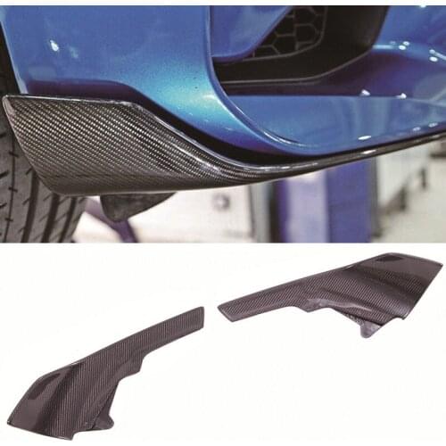 M-P Style Carbon fiber Add On Front Splitters Winglets For BMW M2 F87