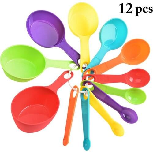 Kitchen Measure Set Plastic Professional Measuring Cup Kit Measuring Spoons Set Multi Purpose Spoons Kitchen Measure Tool