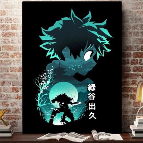 My Hero Academy Canvas Painting Pop Picture Posters and Prints Modern Home Decor Art Living Room Bedroom Decoration