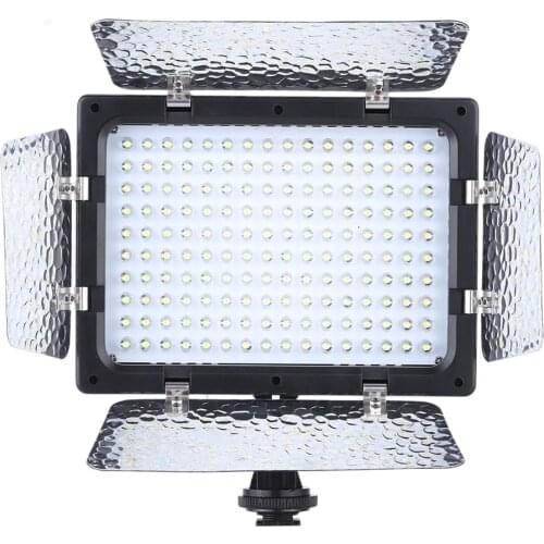 Andoer W160 Video Camera Light Lamp Panel 6000KLEDs for Canon Nikon Pentax Sony Olympus Fujifilm DSLR Camcorder
