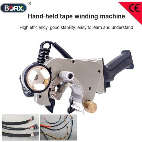 Portable tape winding machine handheld wire harness wrapping tape tools tube tapes roll wrap tool air condition pipe taping