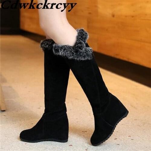 Promotion product winter New pattern Leisure time Comfortable Internal increase Women Boots Maomo Keep warm Snow boots 34-43