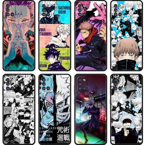 Jujutsu Kaisen Anime Silicone Case For Samsung Galaxy A51 A71 A50 A21s A10 A20e A30 A40 A70 A31 A41 A02s A12 Back Cover Funda