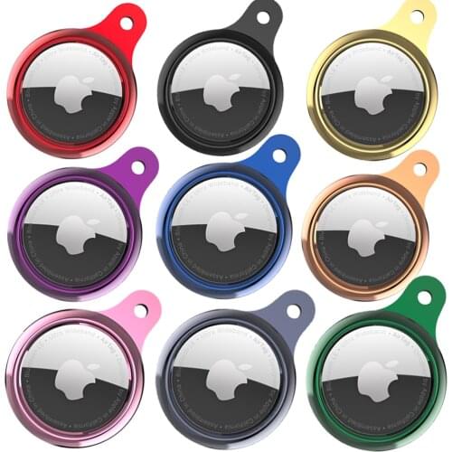 Silicone Anti-lost Cover Sleeve For Apple Airtags Locator Tracker Airtag case Keychain Protective Case Airtags Holder air Tag