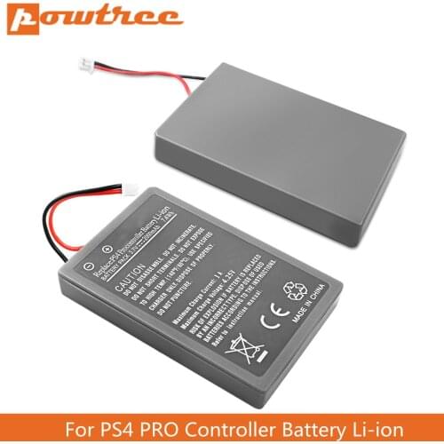 Powtree Battery Replacement for Sony PS4 Pro Wireless Dual Shock Controller Battery For PS4 Pro 2 packs Battery+1 charging cable