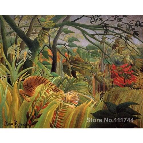Modern art painting Surprise Henri Rousseau replicas High quality Hand painted