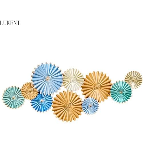 Light Luxury Iron Art Home Living Room Wall Decoration Background Wall Creative Bedroom Metal Simple Wall Hanging Pendant