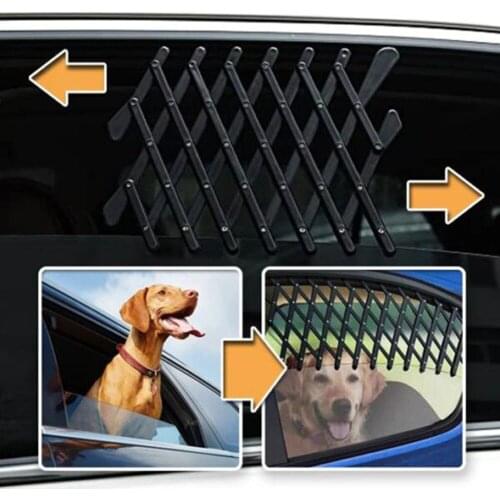 NEW Expandable Pet Car Window Vent Safe Guard Telescopic Fence Universal for Pet Protection