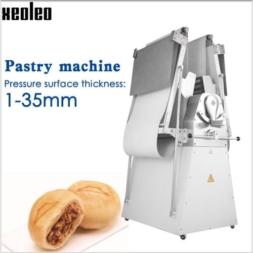 XEOLEO Commercial Pastry machine Dough Crisping machine Dough pressing roll machine Pastry Sheeter for Bakery Equipment 220/380V