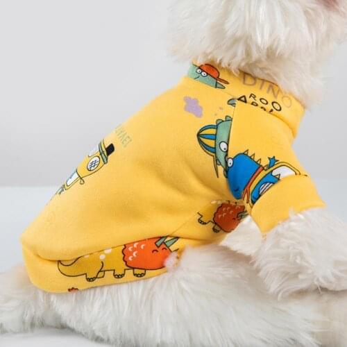 Winter Clothes For Dog Sweater Attractive Soft Texture Pet Dog Warm Short Sleeve Shirt Outfit Outdoor Pet Coat Cotton Pullover
