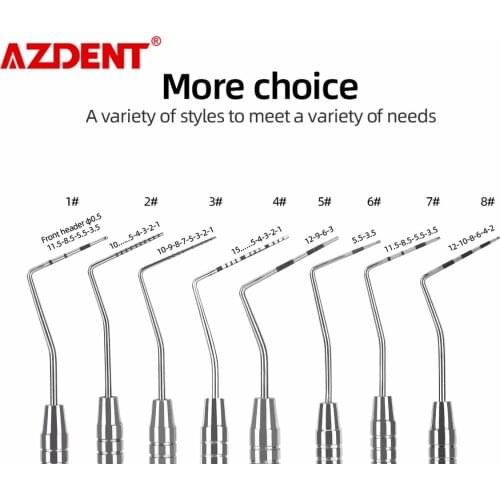 1PC Dental Periodontal Probe with Scale Stainless Steel Instrument Tool Endodontic Equipment Probe 1/2/3/4/5/6/7/8# Length 16cm
