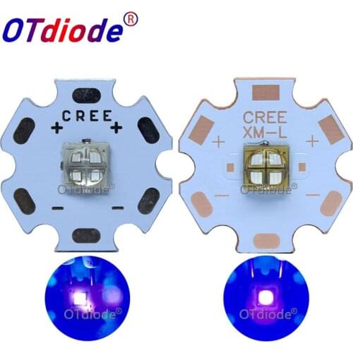 10W12W 5050 USA Semileds Led UV Purple 365nm 405nm UV Purple LED for uv light Flatbed Printer glue curing light flashlight part