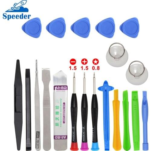 20 in 1 Mobile Phone Repair Tools Kit Spudger Pry Opening Tool Screwdriver Set for iPhone for Samsung Phone repairing Tools Set
