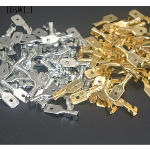 New 2000 PCS 6.3mm Crimp Terminal Male Spade Connector faston