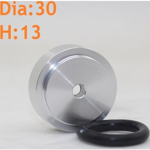 4PCS A Set DIY Aluminum Chassis Foot Amplifier Tripod Shock Absorber Feet Pad Speaker Nail For Computer 30*13mm Silver Black