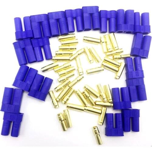 5 /10 /20 /50 /100 pair EC5 Banana Plug Bullet Connector Female+Male for RC ESC LIPO Battery/Motor