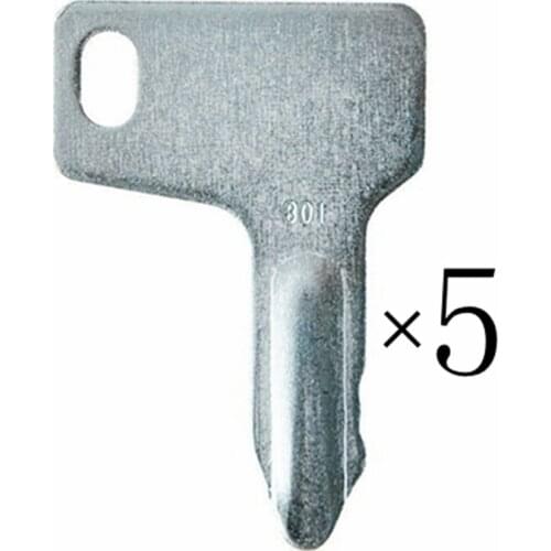 5pc Ignition Keys for Yanmar Kubota Mini Excavator Takeuchi For JOHN DEERE RG60472