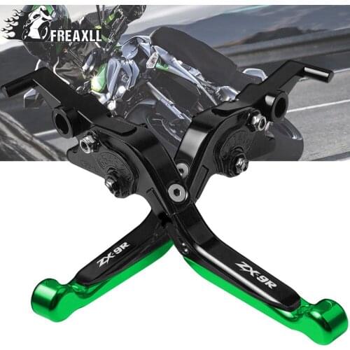 Motorbike Accessories Motorcycle Handlebar Grips Brake Clutch Levers Adjustable Folding Extendable For Kawasaki ZX-9R ZX9R ZX 9R