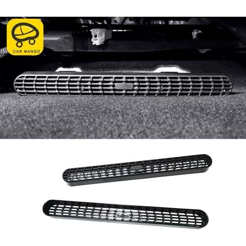 CarMango for Mercedes-Benz GLA-Class X156 CLA C117 Car Accessories Back Seat Floor A/C Air Vent Outlet Panel Cover Frame Sticker