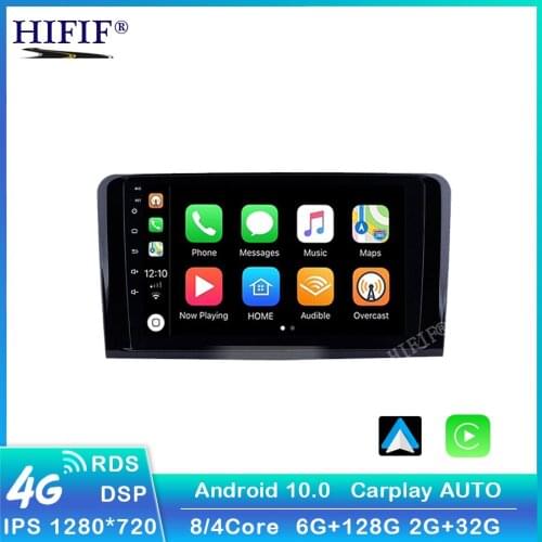 IPS 6+128G Android DSP Car Multimeida GPS radio Player For Mercedes Benz CLASS ML W164 X164 ML350 ML300 GL500 ML320 ML280 GL350