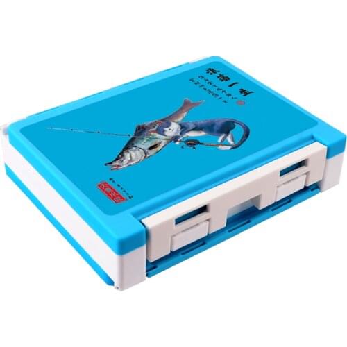 Fishing Lure Storage Box Case Container Fishing Tackle Accessory Box Organizer with Removable Dividers Fishing Tackle Storage