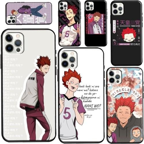 Tendo Satori Haikyuu Anime Case For iPhone 11 Pro Max 12 mini 12 Pro Max 6S 7 8 Plus SE 2020 X XR XS Max Phone Cover