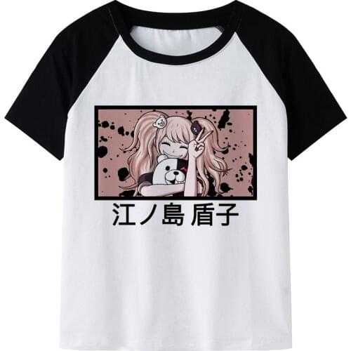 Danganronpa T Shirt Japanese Anime Ouma Kokichi T-shirt Unisex Nagito Komaeda Graphic Tees Men/women Kawaii Summer Tops Male