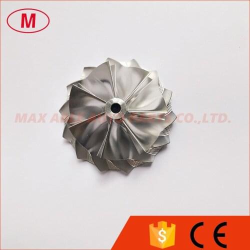 GT15-25 7+7 blades 51.03/61.98mm Turbo aluminum 2618/milling/ billet compressor wheel