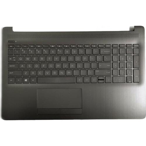 JIANGLUN New Palmrest Top Case with Keyboard Touchpad For HP 15-DA 15-DB L20386-001