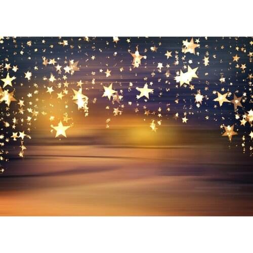 Twinkle Little Stars Gradient Photography Backdrop Customized Backgrounds for Children Baby Shower Prom Photoshoot Fond Photo