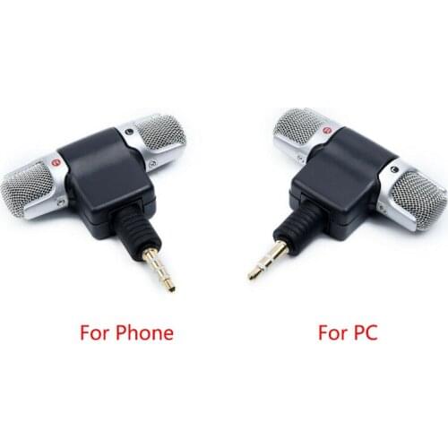 Mini 3.5mm Microphone Stereo Mic For Laptop Microphone For computer For phone Mini Mic MIC-DS70P