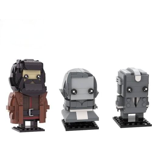 MOC Movie Series Mini Figures Building Blocks Kit Brickheadz Teacher Witch Character Model Bricks Assemble Toy For Children Gift