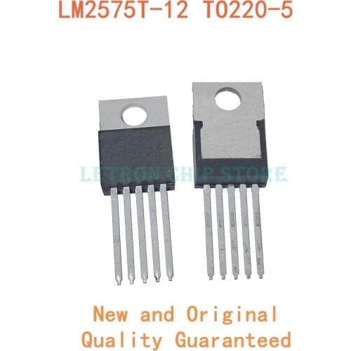 10PCS LM2575T-12 TO220 LM2575T-12V TO-220 LM2575-12 TO220-5 LM2575-12V TO-220-5 original and new IC Chipset