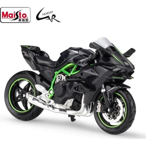 Maisto 1:18 Kawasaki Ninja H2R Metal Diecast Scale Model Motorcycle Kit Display Collections Gift Toy