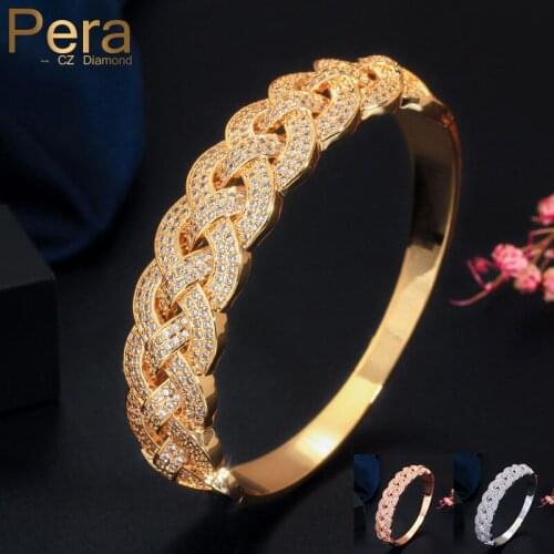 Плетеные браслеты Pera CZ China At AliExpress
