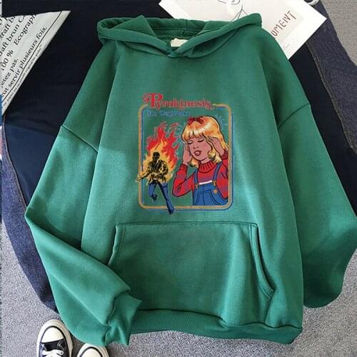 Satan Death Demon Women Hoodie Horror Devil Grim Reaper Sweatshirt Death Horror Psychedelic Cartoon Harajuku Hoody Pullovers