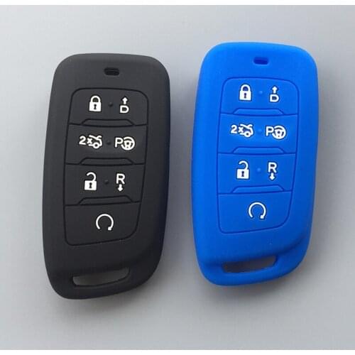 Silica Gel Car Key Cover Case Shell For Changan CS75 PLUS CS85 COUPE CS95 2017 2018 2019 7button key Accessories