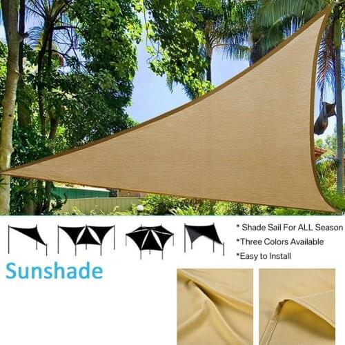 Triangular Sun Shade Garden Patio Shade Swimming Pool Canopy For Outdoor Camping Picnic Tent Beach Fishing Dropship