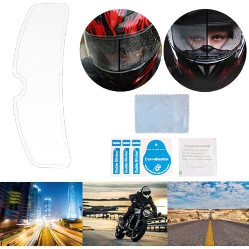 Universal Motorcycle Helmet Clear Rainproof Film Anti Rain Patch Screen for K3 K4 AX8 LS2 HJC MT Helmets