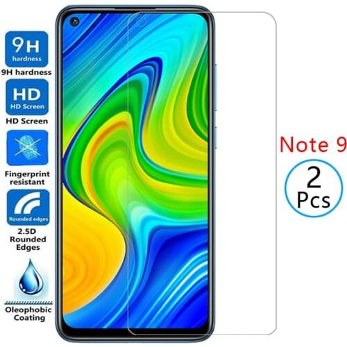 Protective tempered glass for xiaomi redmi note 9 screen protector on ksiomi readmi note9 not not9 film xiomi redmy remi red mi