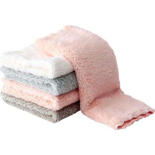 5pcs Dishwash cloth, household grease-free, water-absorbing, double-sided, wool-free, household oil-free cleaning cloth