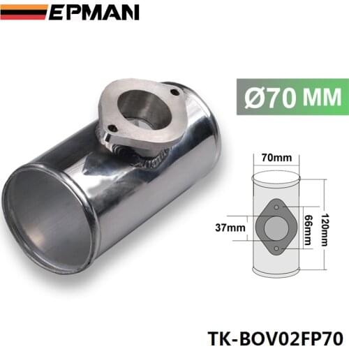 70MM 2.75" ALUMINUM TURBO PIPE / PIPING FLANGE ADAPTOR FOR GR**DY RS / S TYPE BOV TK-BOV02FP70