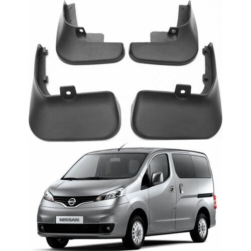 Car Molded Mud Flaps For Nissan-NV200 Vanette Evalia 2012-2019 Mudflaps Splash Guards Mud Flap Mudguards Fender For NV200 Nissan