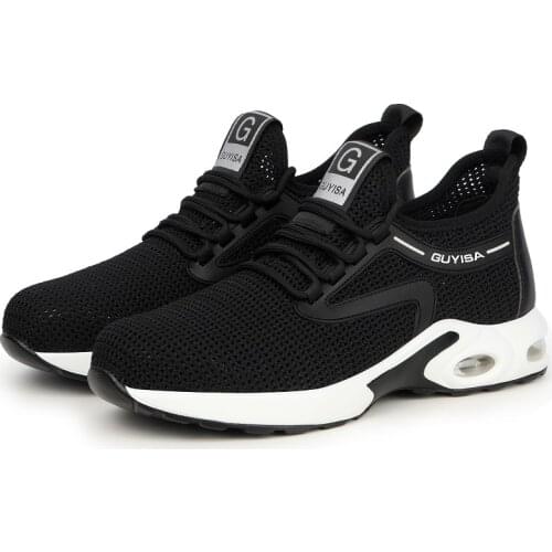 Safety Shoes Men Light Sneaker Indestructible Steel Toe Soft Anti-piercing Work