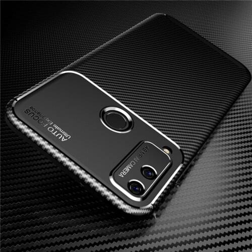 For Huawei Honor Play 4T Case Silicone Slim Carbon Fiber Anti-knock Case For Honor Play 4T Cover For Honor Play4T 4 T Case 6.39"