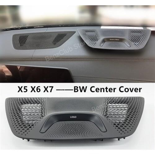 For 2019-21BMW G05 X5 G06 X6 G07 X7 Series LED Center Control Panel Cover Lighting Audio Accessories Loudspeaker Decoration horn
