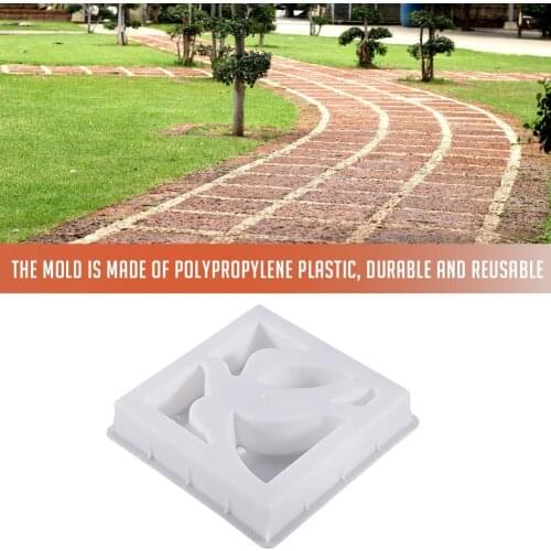 Garden Path Maker Mold Plastic DIY Manually Paving Cement Brick Stone Road Concrete Manually Paving Molds For Garden Lawn Patio