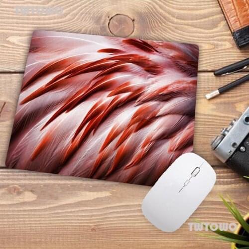 Watercolor Tropical Plant Flamingo Office Mice Gamer Gaming Keyboard Mat PC Computer Tablet Anime Mouse Pad 22X18CM