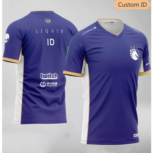Team Liquid CS:GO Customized Name T Shirt Dota E-sports Uniform Jersey Custom ID T-Shirt Men Women TWISTZZ Tees Shirt